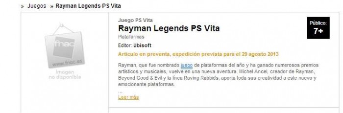 psvita, Rayman Legends, شرکت مایکروسافت (Microsoft), شرکت یوبی سافت (Ubisoft)