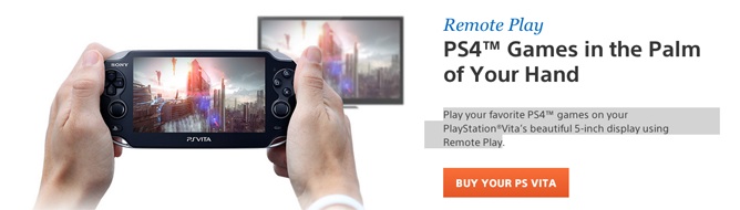 قابلیت Remote-Play ویتا ار تمام بازی های PS4 پشتیبانی خواهد کرد