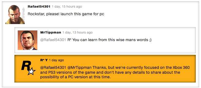 GTA V, پی سی گیمینگ (PC Gaming), شرکت راک استار گیمر (Rockstar Games)