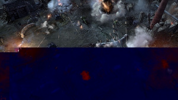 افکت های انفجار و دود بسیار خوب از آب در آمده اند.