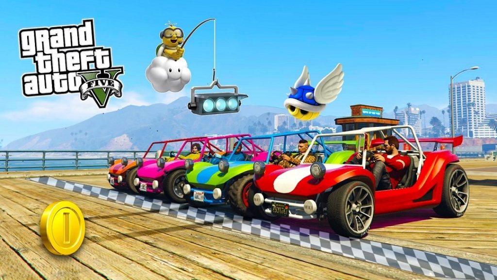 GTA V, Super Mario, بازی GTA