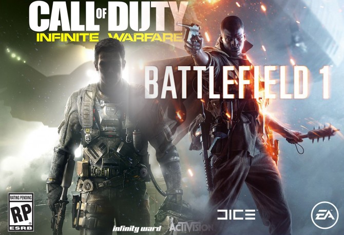 DICE, infinity ward, بازی Battlefield 1, بازی Call of Duty: Infinite Warfare