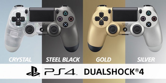 مدل‌های کریستال و استیل بلک کنترلر Dualshock 4 ماه جولای در بریتانیا عرضه خواهند شد