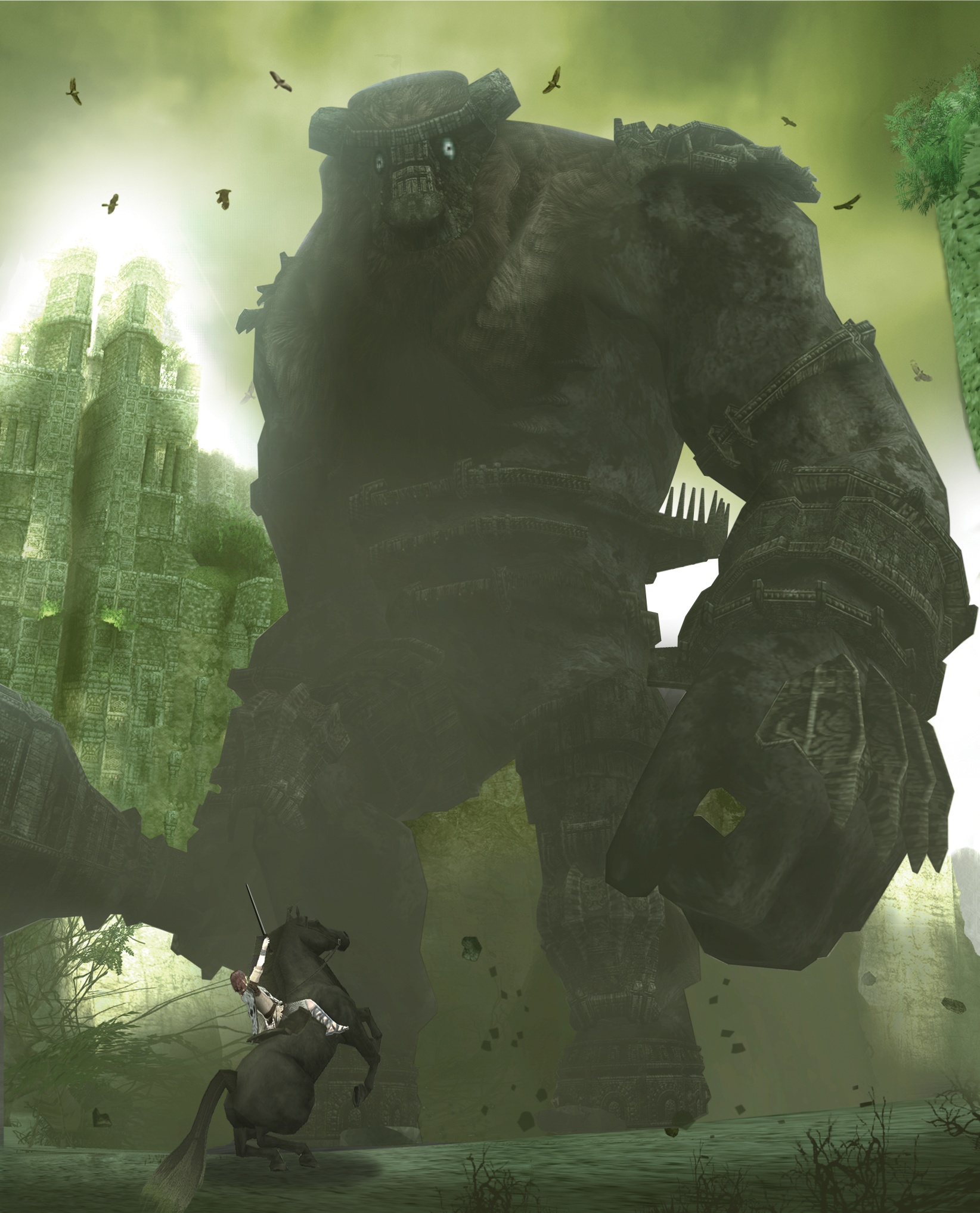 The background image for the SotC PAL boxart.