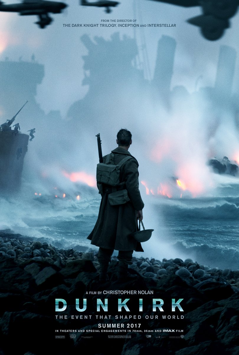 Dunkirk, inception, Mark Rylance, Tom Hardy, شرکت برادران وارنر (Warner Bros), کریستوفر نولان (Christopher Nolan)