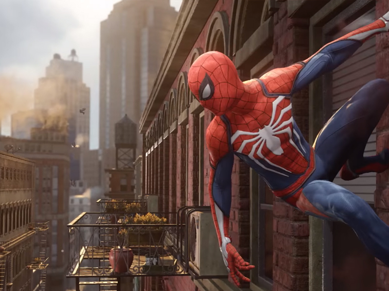 E3 2017, insomniac games, PlayStation Pro, spider man