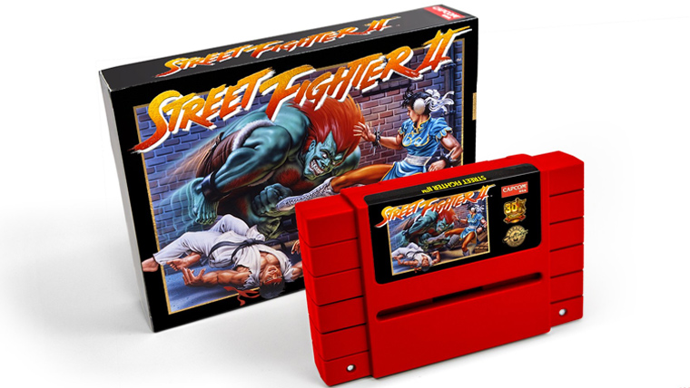 کپکام از بازتولید کارتریج‌های Street Fighter II رونمایی کرد