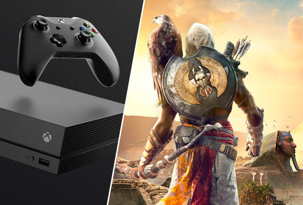 PlayStation Pro, بازی Assassin's Creed: Origins, شرکت یوبی سافت (Ubisoft), کنسول Xbox One X