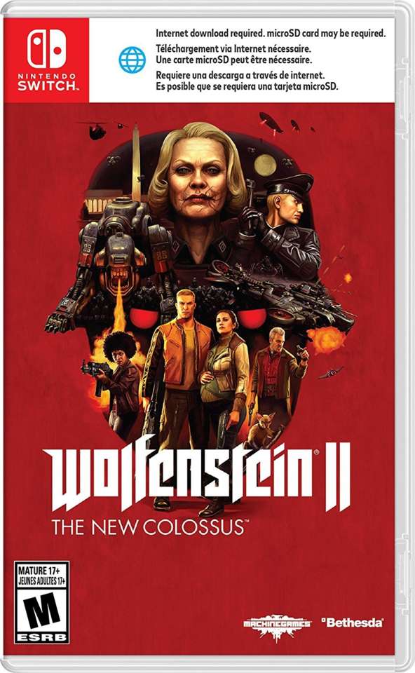 Panic Button, Wolfenstein II: The New Colossus, شرکت بتسدا (Bethesda Softworks), شرکت نینتندو (Nintendo), کنسول نینتندو سوییچ (Nintendo Switch)