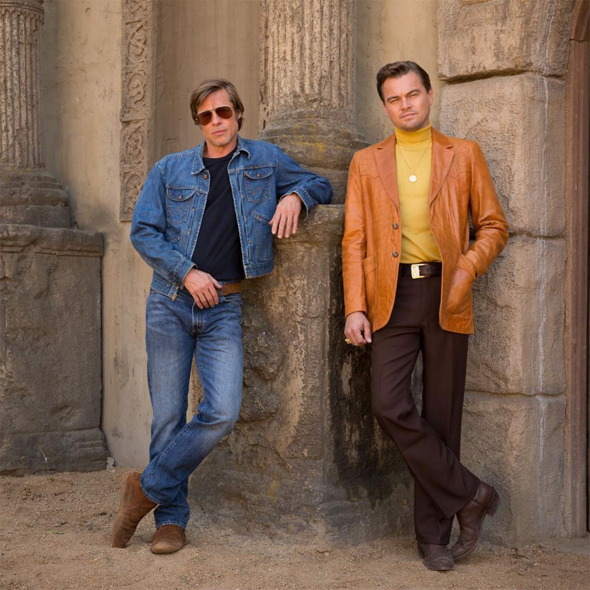 Brad Pitt, Leonardo DiCaprio, Once Upon a Time in Hollywood, Quentin Tarantino, شرکت سونی پیکچرز (Sony Pictures)