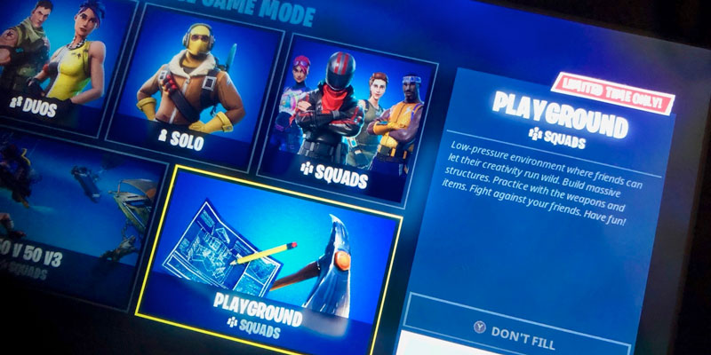 حالت تمرینی Playground بالاخره به بازی Fortnite اضافه شد