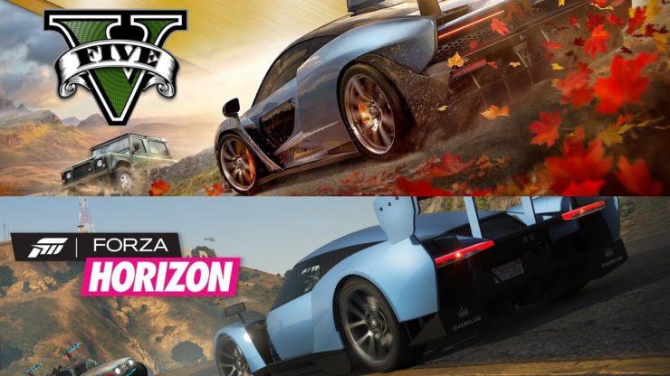 تماشا کنید: بازسازی تریلر Forza Horizon 4 E3 2018 در دنیای GTA V