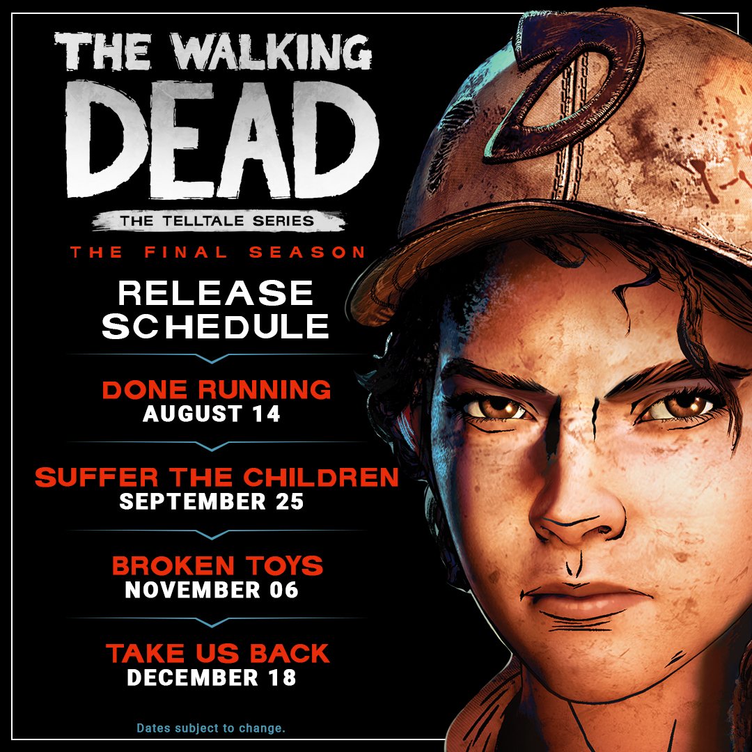 Telltale Games, The Walking Dead, The Walking Dead: The Final Season, کنسول Xbox One