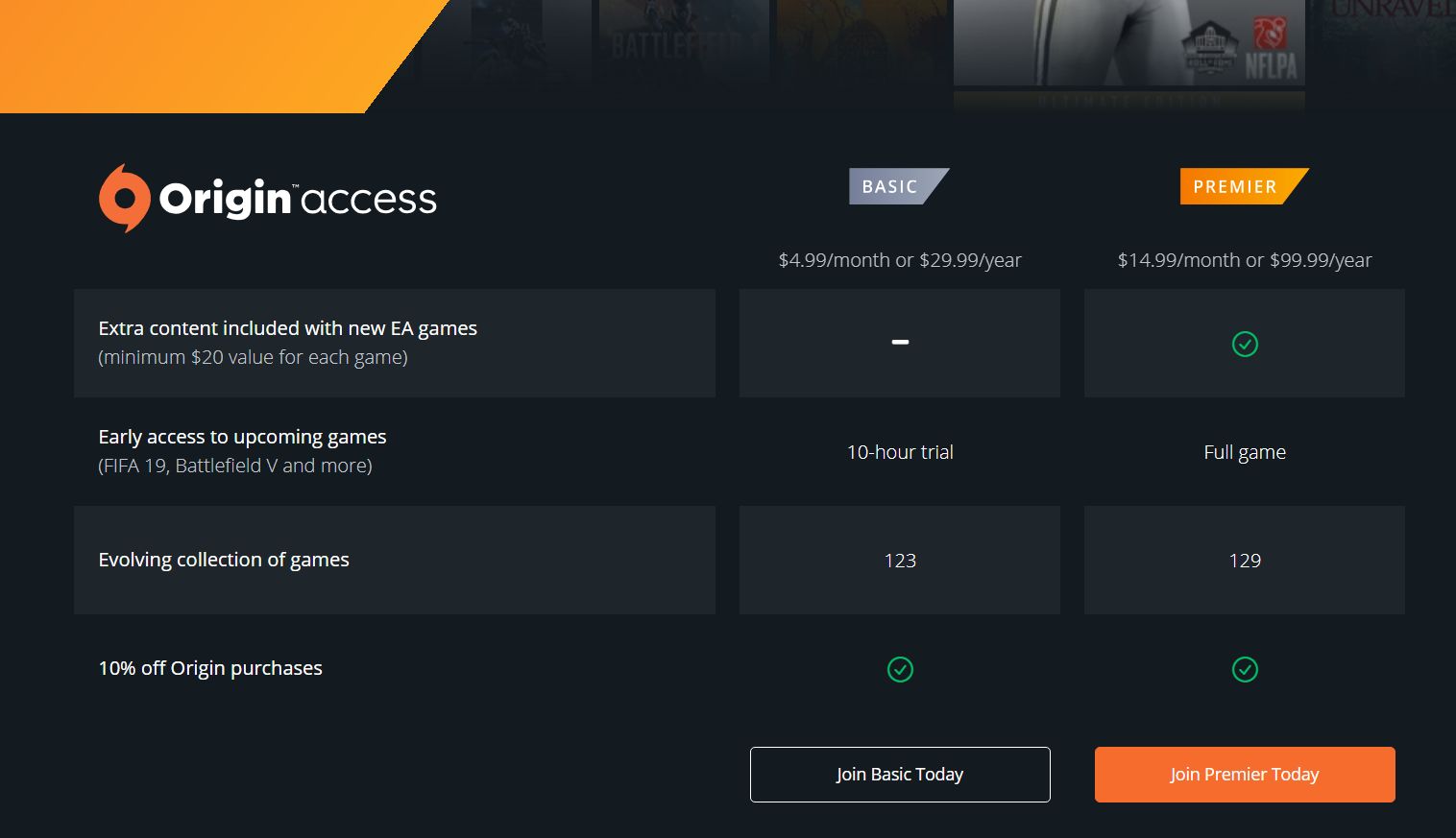 Anthem, FIFA 19, Madden NFL 19, Origin Access Premier, بازی Battlefield 5, پی سی گیمینگ (PC Gaming), شرکت الکترونیک آرتس (Electronic Arts)