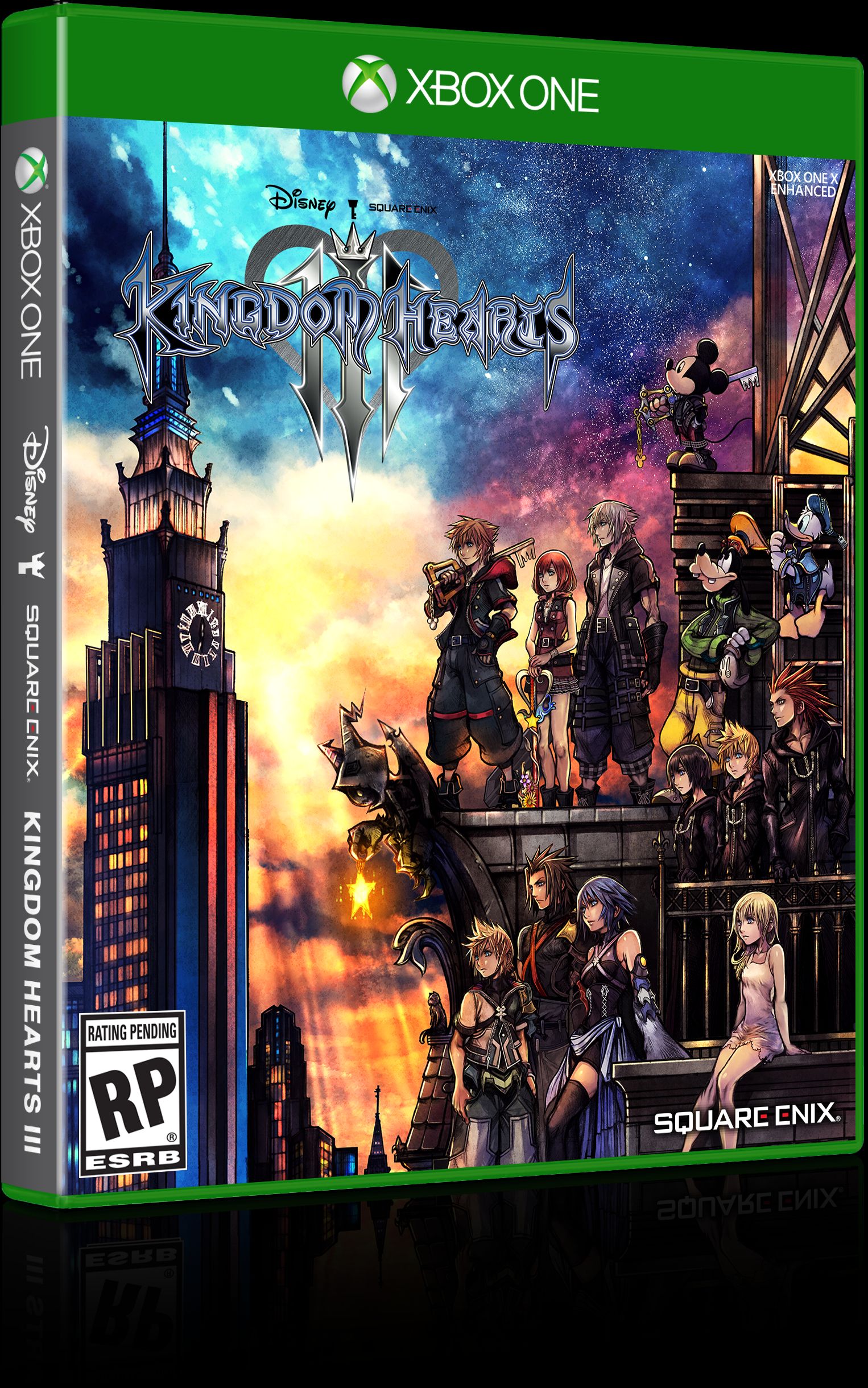 Kingdom Hearts III, شرکت Square Enix, کنسول Xbox One