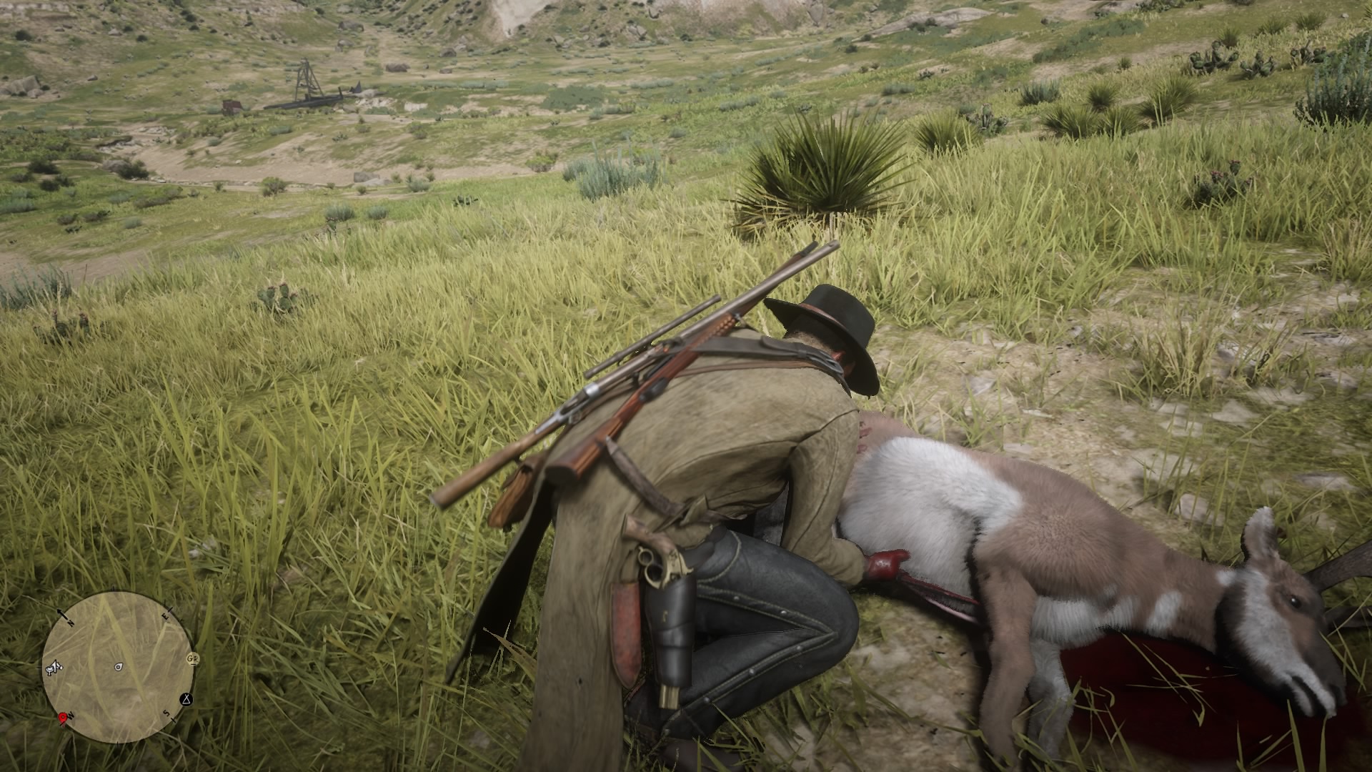 انیمیشن پوست کندن حیوانات در بازی Red Dead Redemption 2 | بررسی بازی رد دد ریدمپشن ۲