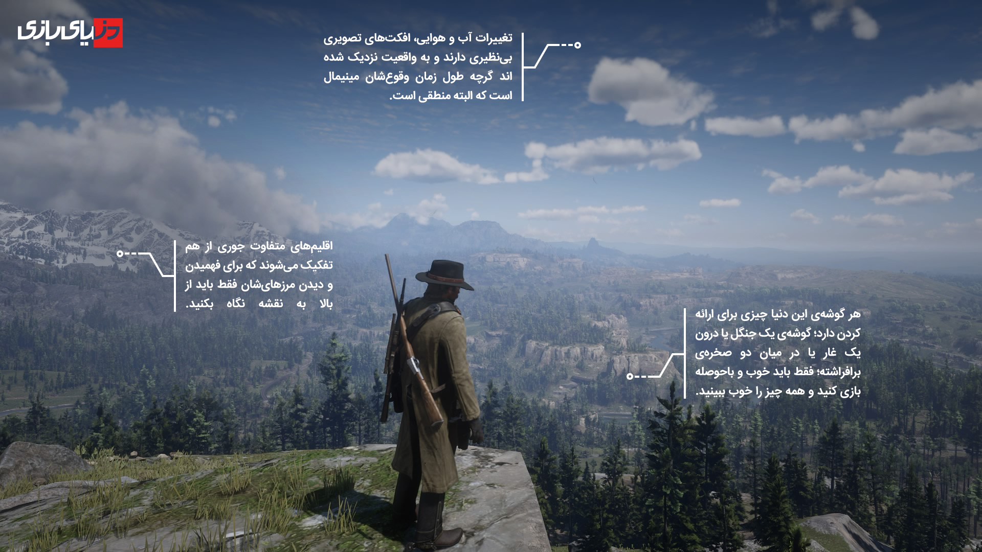 آب و هوا در بازی Red Dead Redemption 2 | بررسی بازی رد دد ریدمپشن ۲