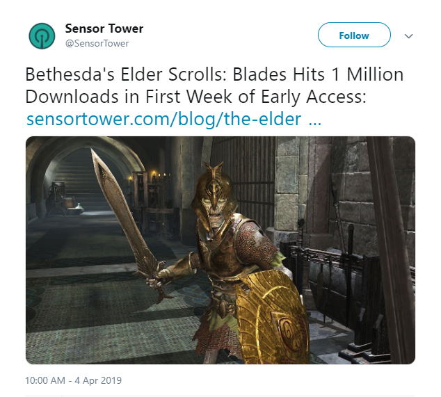 دسترسی اولیه‌ی بازی The Elder Scrolls: Blades