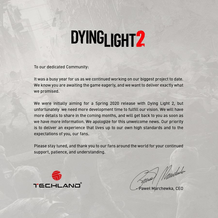 Dying Light 2, Techland