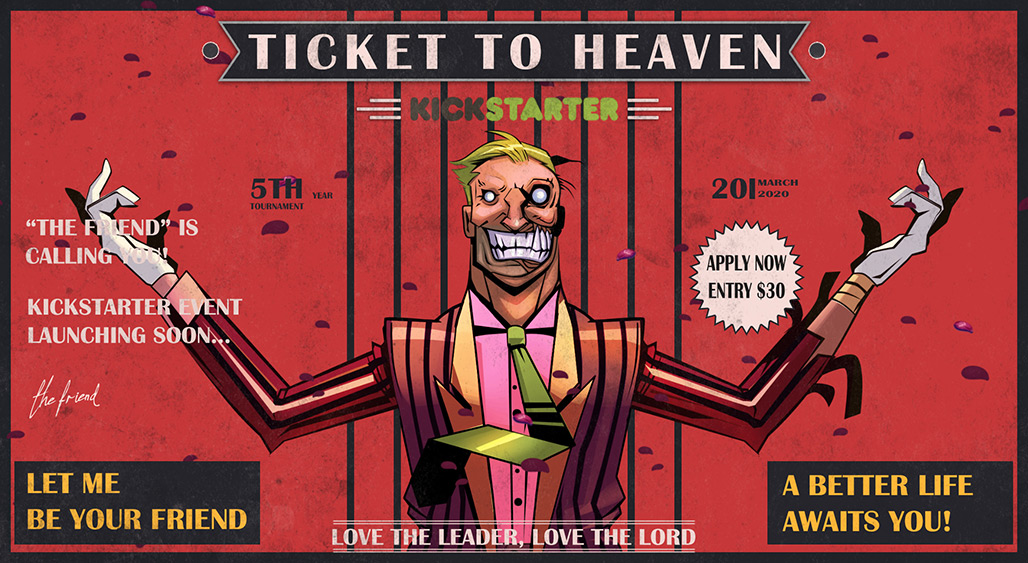 کمپین کیک استارتر Ticket to Heaven