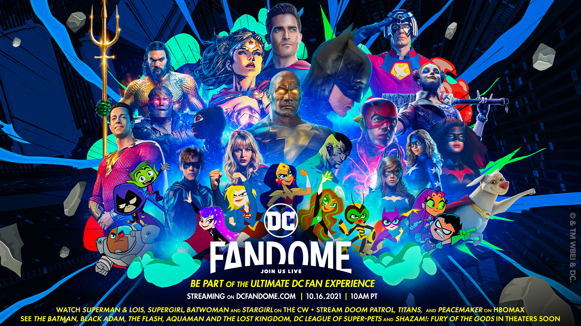 فهرست عناوین رویداد DC FanDome 2021 مشخص شد