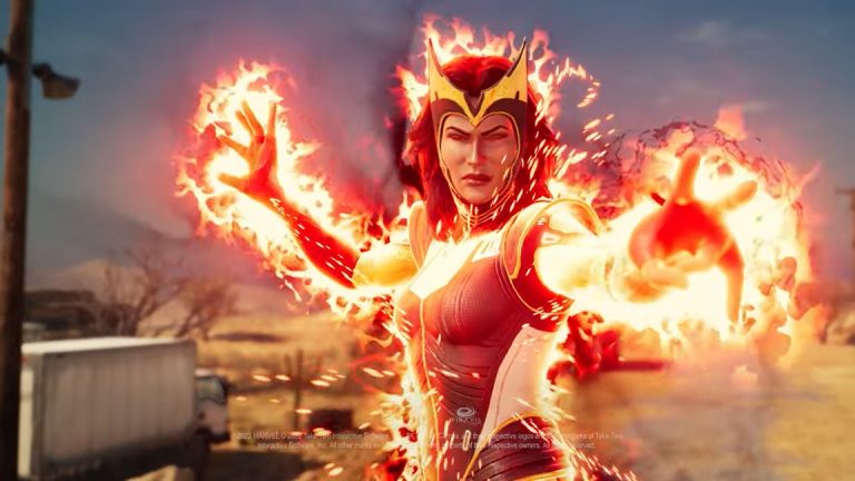کاراکتر اسکارلت ویچ در بازی Marvel’s Midnight Suns