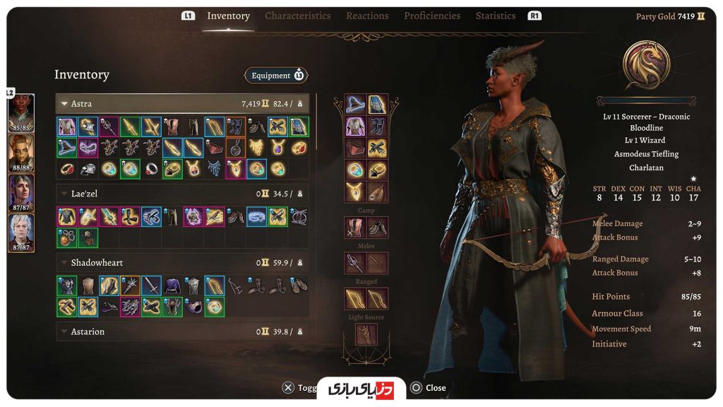 نقد بازی Baldur's Gate III