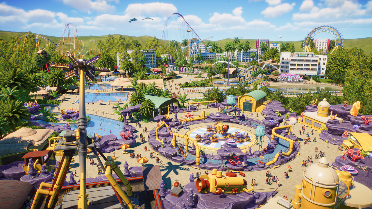 محتویات اضافی بازی planet coaster 2 شامل ویژگی‌ های جدید