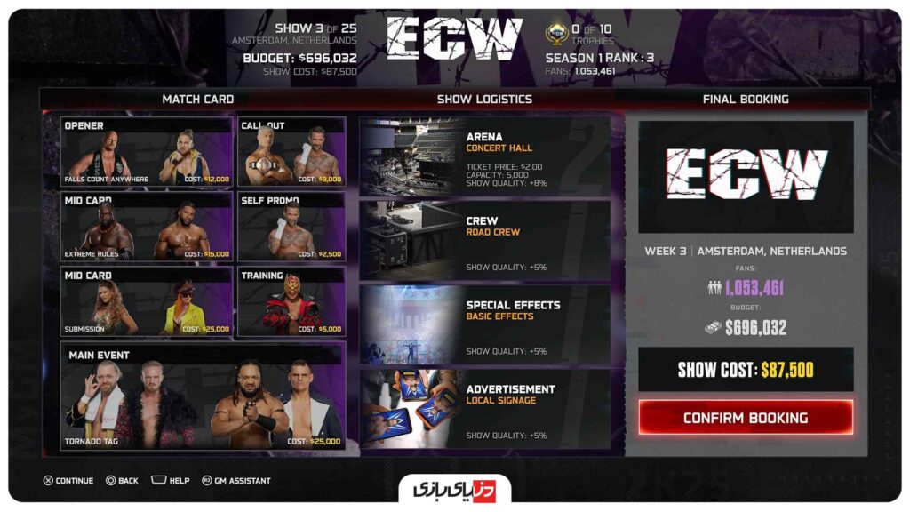 بررسی بازی WWE 2K25