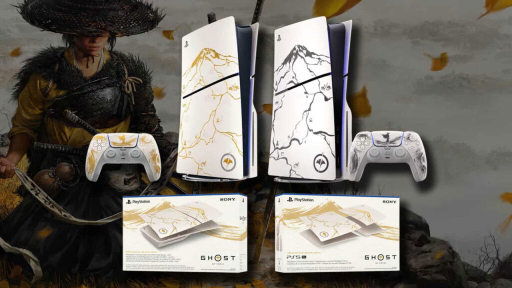 باندل کنسول پلی استیشن ۵ با تم بازی Ghost of Yotei