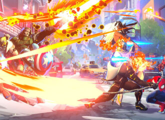 اسپایدرمن و گوست رایدر در میدان نبرد Marvel Tōkon: Fighting Souls